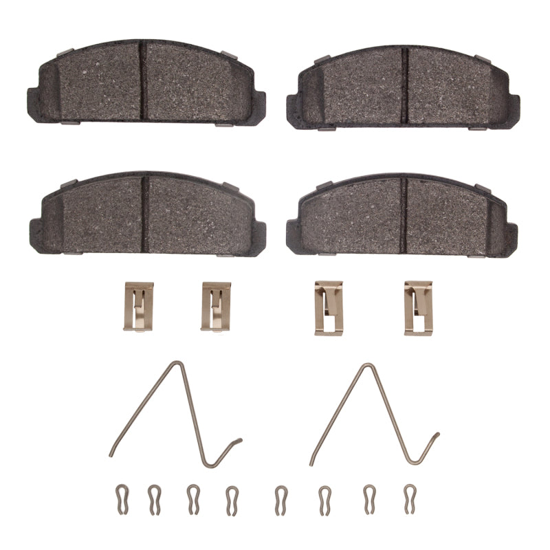 DFC 77-83 Mazda GLC Front 5000 Advanced Semi Metallic Brake Pads and Hardware Kit