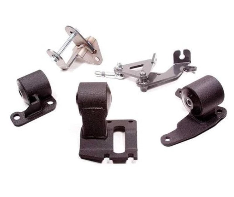 Innovative Mounts Innovative 90-93 Integra H-Series Black Steel Mounts 95A Bushings