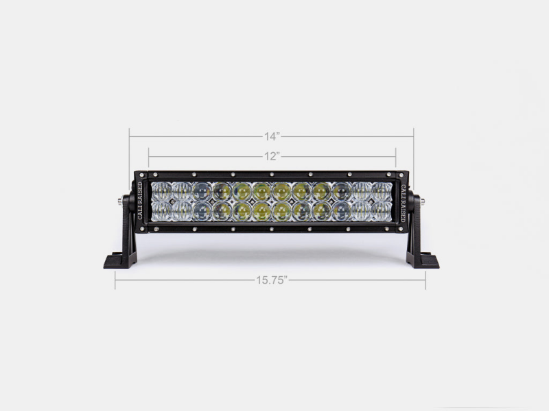 Cali Raised LED Cali Raised 14 Dual Row 5D Optic Osram Led Bar - Combo