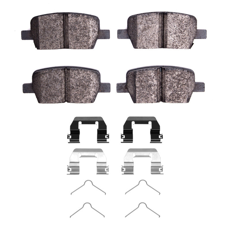 DFC 16-21 Cadillac CT6 Rear 5000 Advanced Low Metallic Brake Pads and Hardware Kit