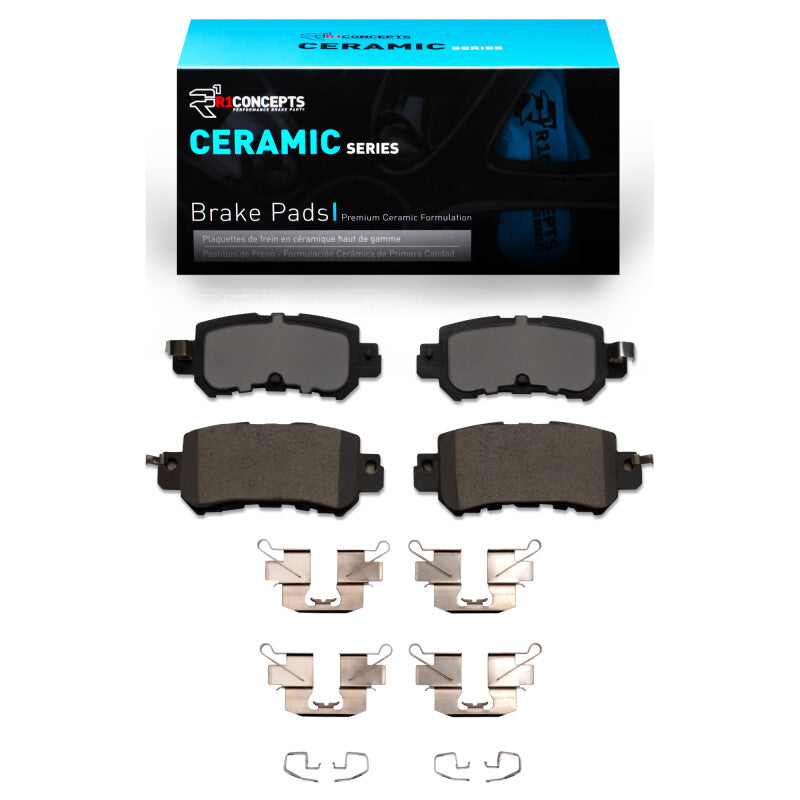 R1 Concepts R1 2013-2018 Mazda CX-5 Rear R1 Ceramic Pads & Hardware Kit