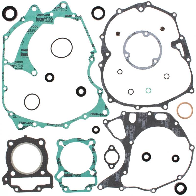 Vertex Pistons Vertex Gaskets 90-91 Honda TRX200 Complete Gasket Kit w/ Oil Seals