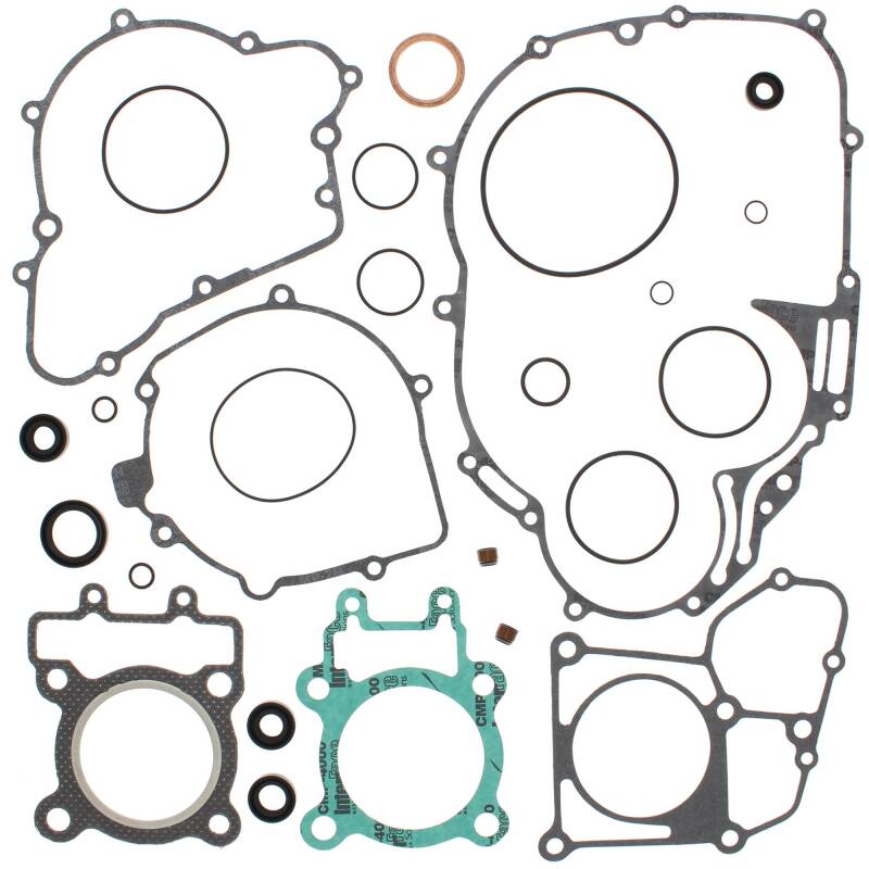 Vertex Pistons Vertex Gaskets 88-02 Kawasaki KLF220 Bayou Complete Gasket Kit w/ Oil Seals