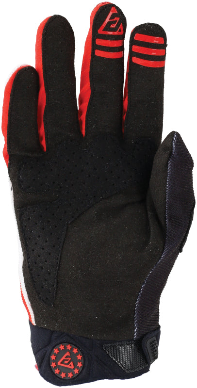Answer Peak Flo Gloves Black/Red/White - Medium
