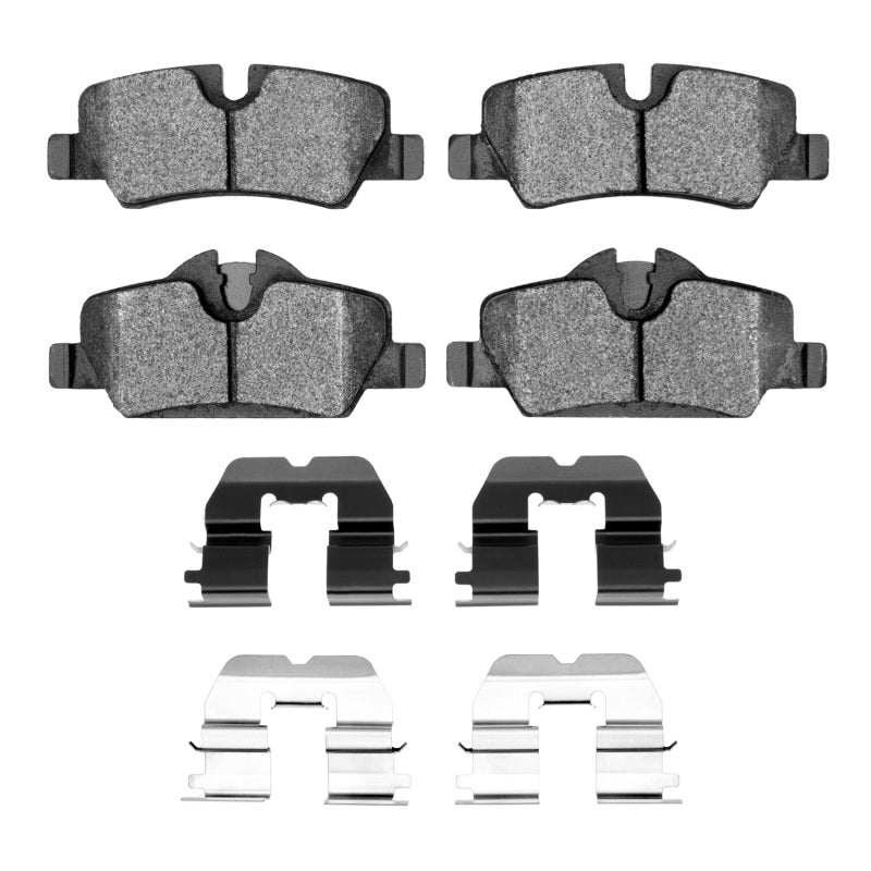 R1 Concepts R1 14-24 Mini Cooper (Excl Clubman) Rear Semi Met Pads & Hardware Kit