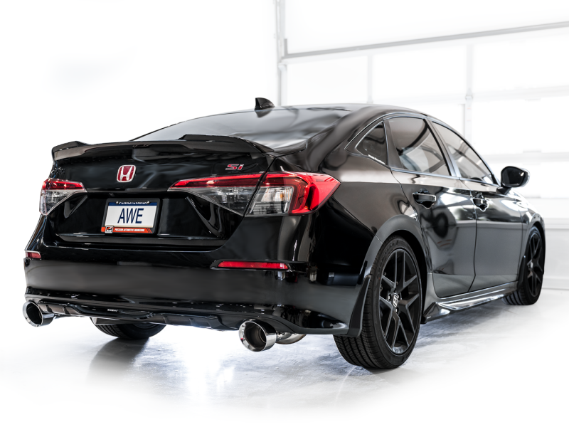 AWE Tuning 22+ Honda Civic Si/Acura Integra Touring Edition Catback Exhaust - Dual Chrome Silver Tip