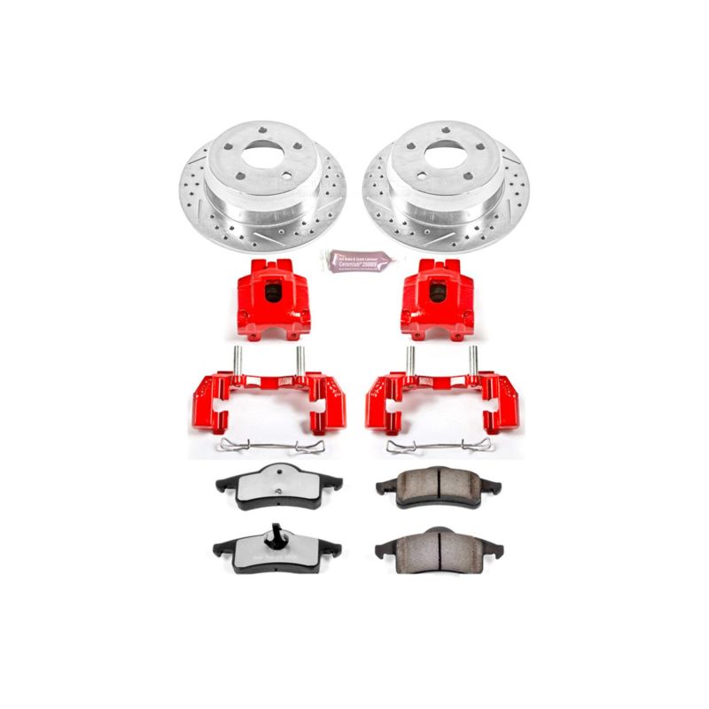 PowerStop Power Stop 99-04 Jeep Grand Cherokee Rear Z36 Truck & Tow Brake Kit w/Calipers