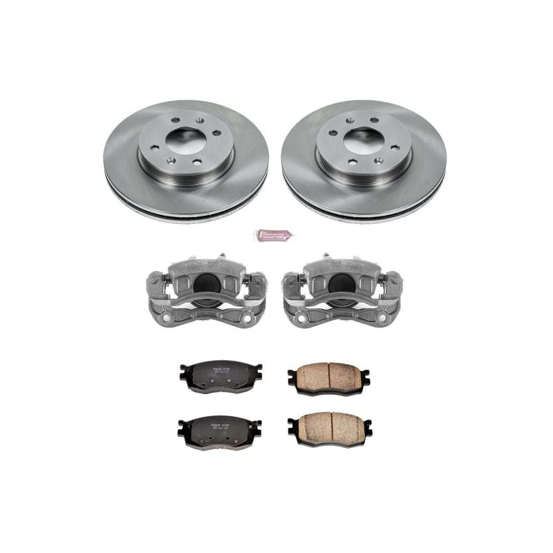 PowerStop Power Stop 06-11 Hyundai Accent Front Autospecialty Brake Kit w/Calipers