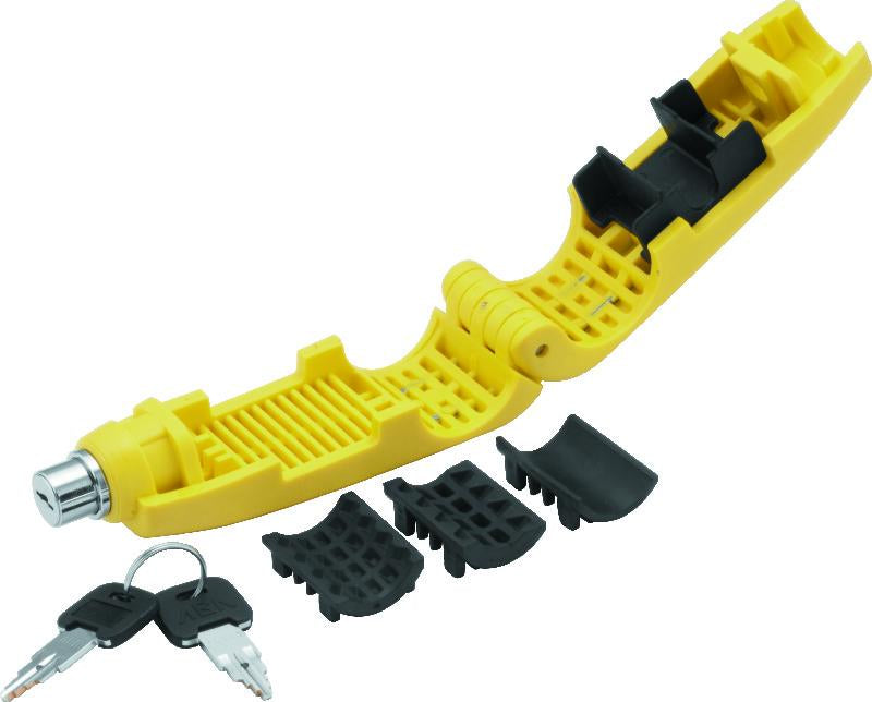 BikeMaster Bully Lock Bully Grip Lock - Yellow