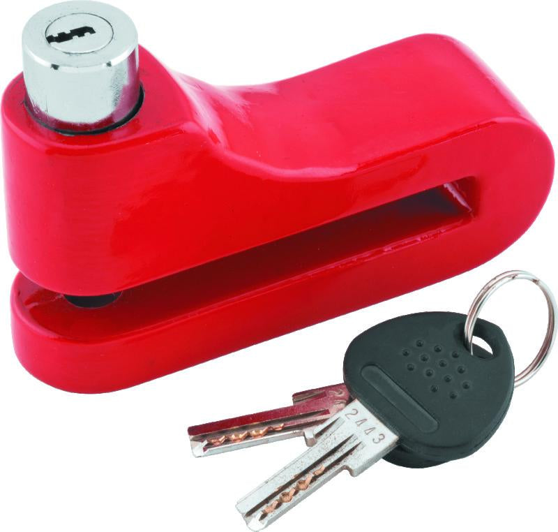 BikeMaster Bully Lock Disc Lock 10mm - Red