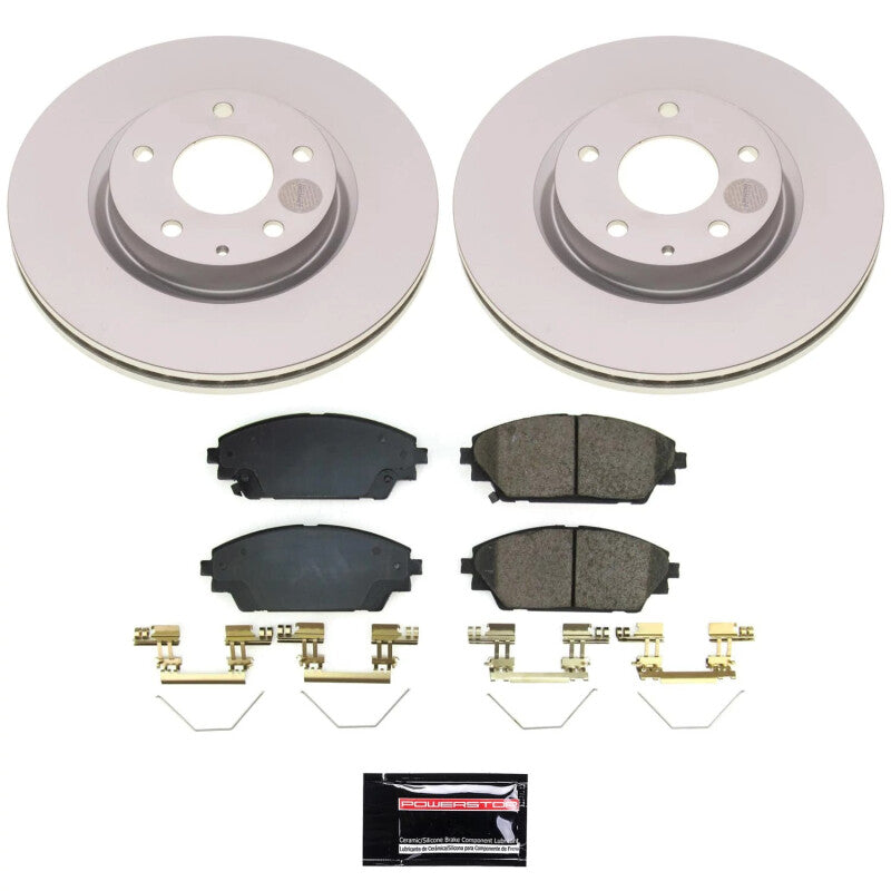 PowerStop Power Stop 20-22 Mazda CX-30 Front Z17 Coated Brake Kit