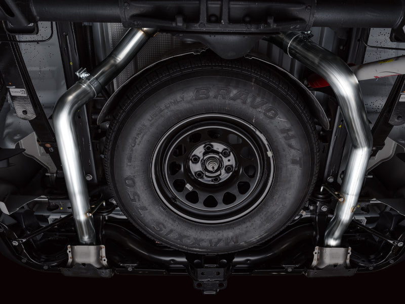 AWE Tuning 4th Gen GM 1500 6.2L Cat-Back Split Rear Exit (w/ Bumper Cutouts) - OE Tips