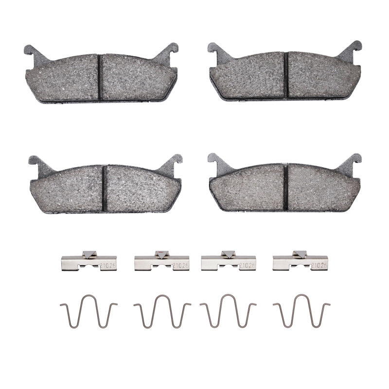 R1 Concepts R1 1990-1996 Ford Escort Rear R1 Semi Met Pads & Hardware Kit