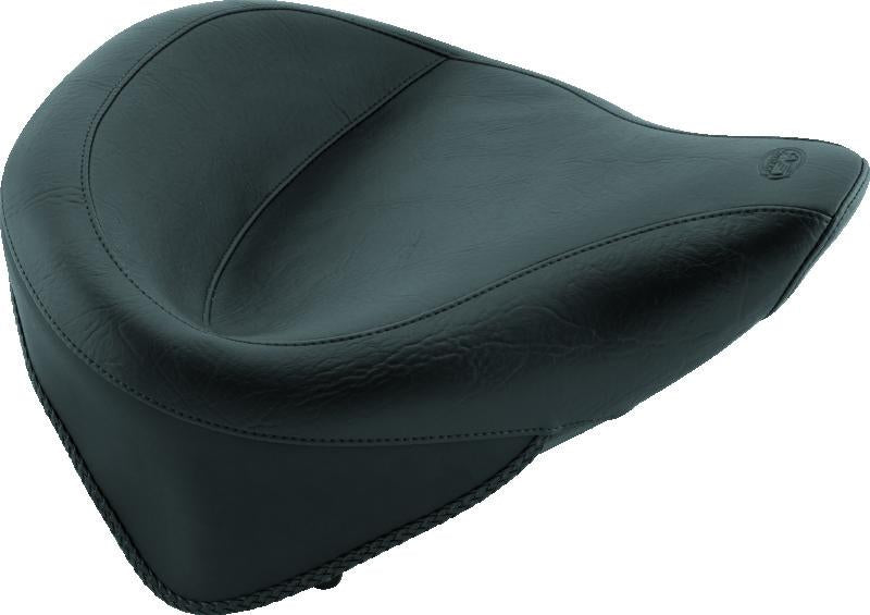 Mustang Motorcycle Mustang 84-06 Harley Standard Rear Tire Wide Touring Solo Seat - Black