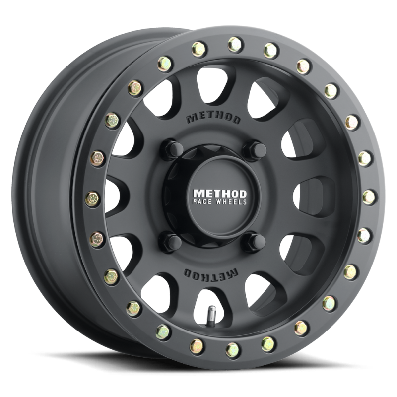 Method Wheels Method MR401 UTV Beadlock 15x10.0 +25mm Offset 6x139.7 BP 81.80mm CB Matte Black Wheel w/ BH-H24100
