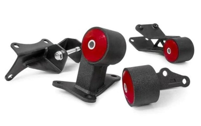 Innovative Mounts Innovative 84-87 Civic B-Series Black Steel Mounts 95A Bushings (Cable)