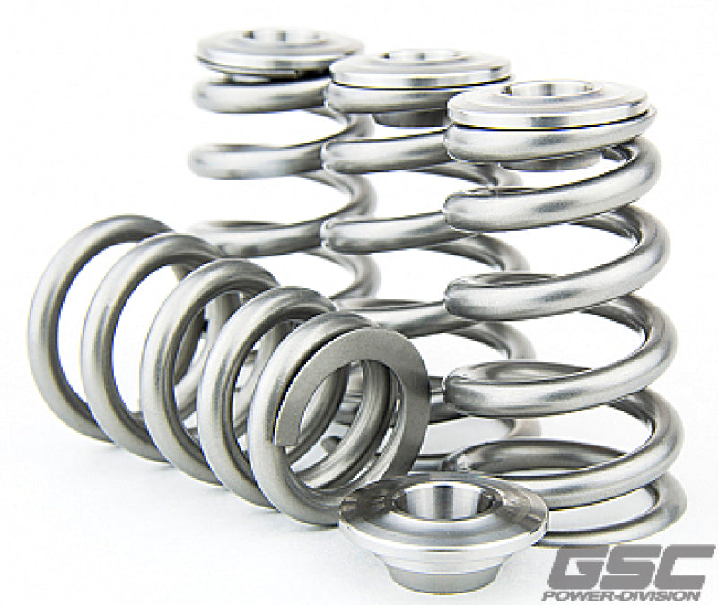 GSC Power Division GSC P-D Nissan TB48 Ti Retainer Steel Spring Seat HP Conical Valve Spring Kit