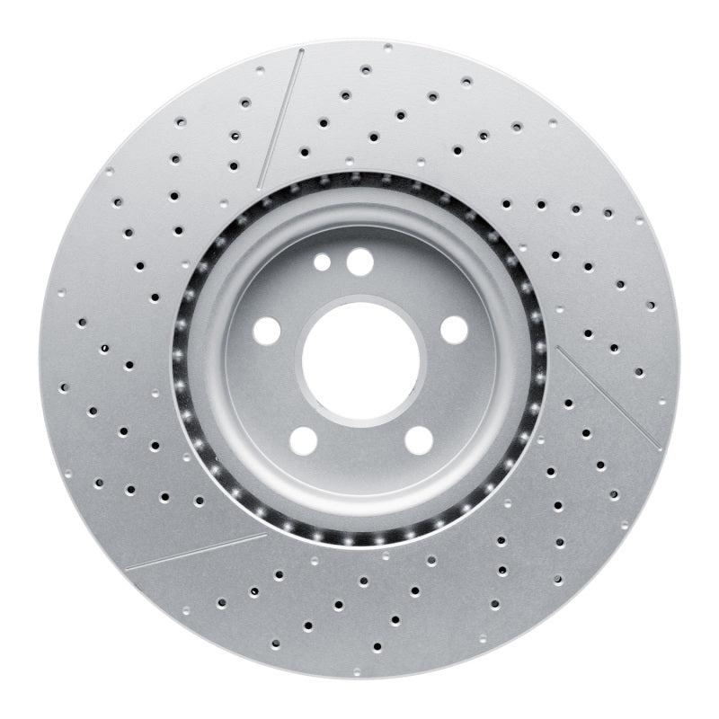 DFC 14-19 Mercedes-Benz GLA45 AMG Front Drilled and Slotted Hi-Carbon Alloy Geomet Coated Rotor