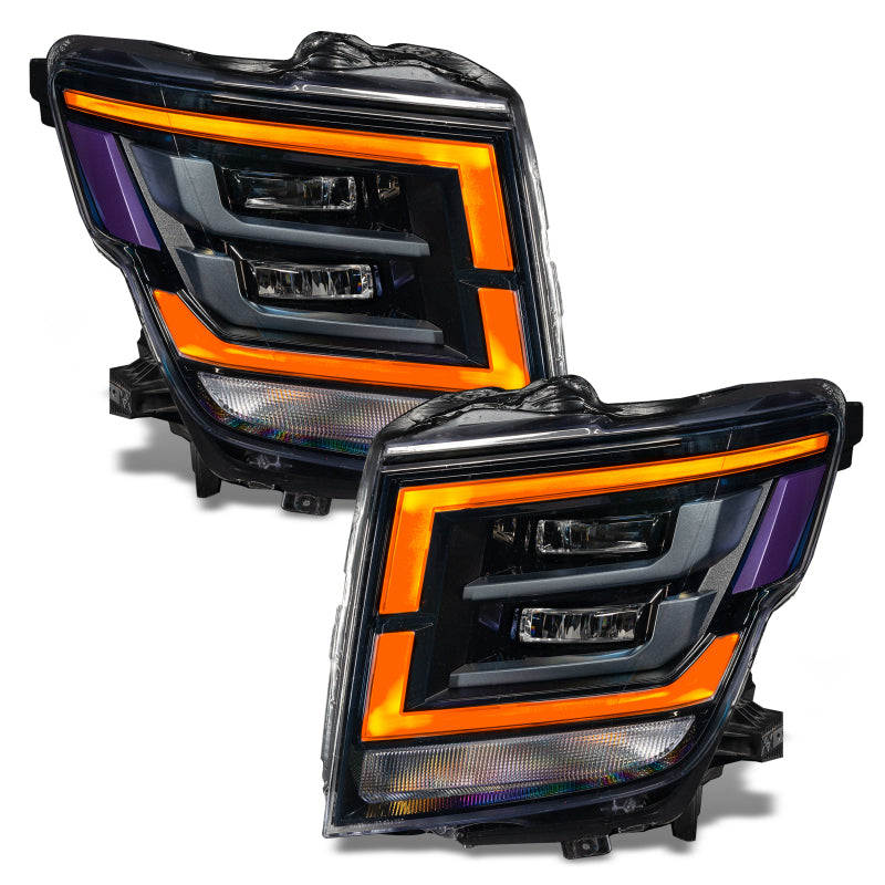 ORACLE Lighting Oracle 21-22 Nissan Titan RGB+W Headlight DRL Upgrade - ColorSHIFT w/o Controller