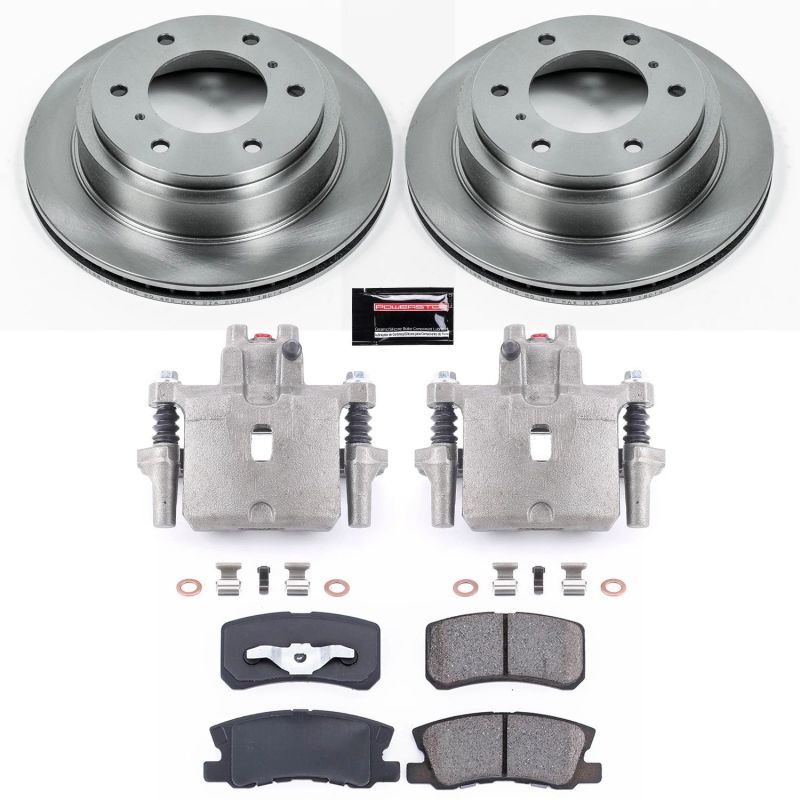 PowerStop Power Stop 01-06 Mitsubishi Montero Rear Autospecialty Brake Kit w/Calipers