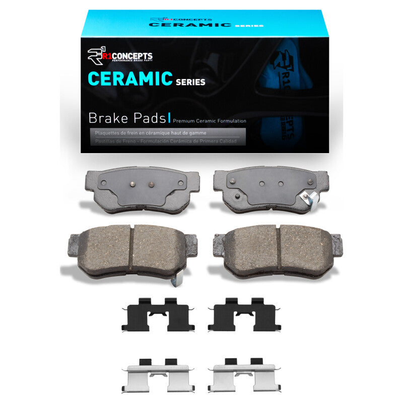 R1 Concepts R1 1999-2010 Hyundai XG350 Rear R1 Ceramic Pads & Hardware Kit