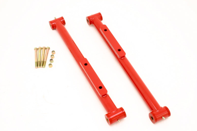 BMR Suspension BMR 91-96 B-Body Non-Adj. Extended Length Lower Control Arms (Polyurethane) - Red