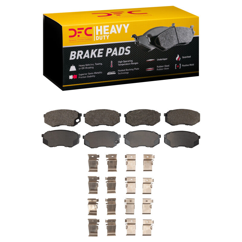 DFC 95-04 Mitsubishi Fuso FE Front Heavy Duty Pads and Hardware Kit