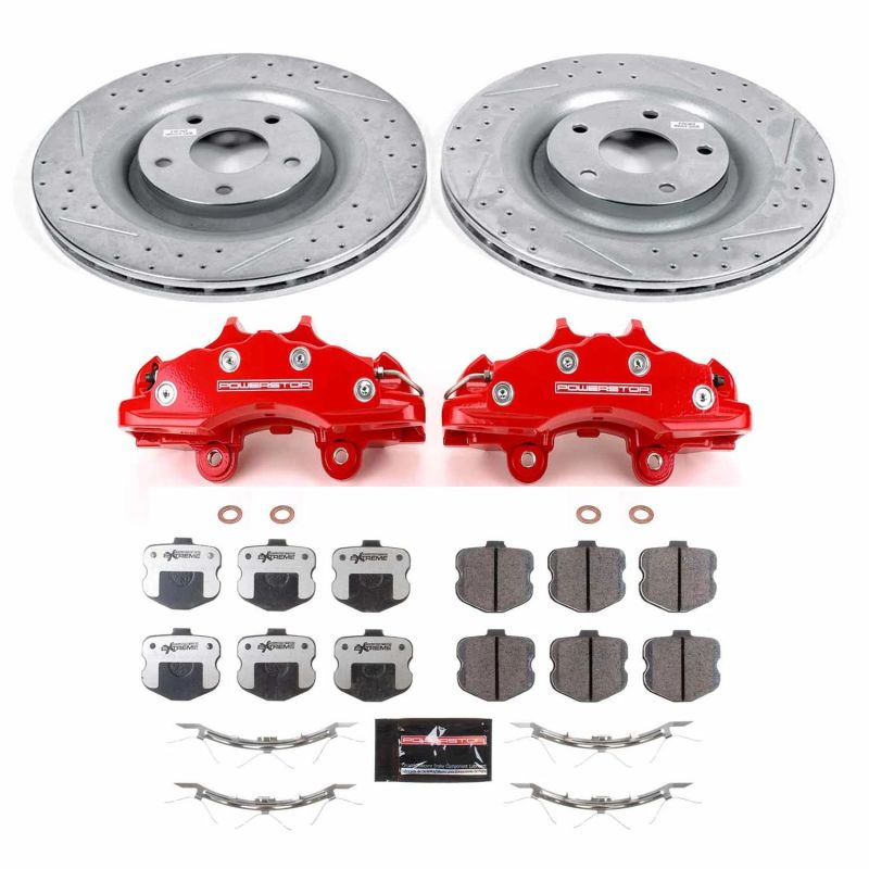 PowerStop Power Stop 06-13 Chevrolet Corvette Front Z26 Street Kit w/Cals