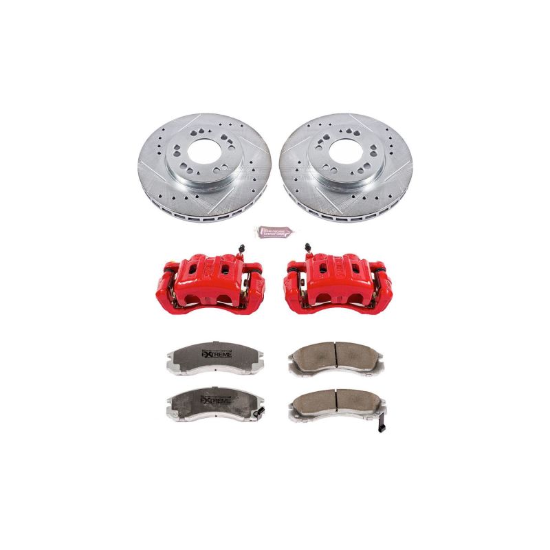 PowerStop Power Stop 97-04 Mitsubishi Diamante Front Z26 Street Warrior Brake Kit w/Calipers