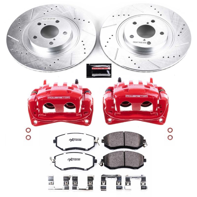 PowerStop Power Stop 13-16 Scion FR-S Front Z26 Street Warrior Brake Kit w/Calipers