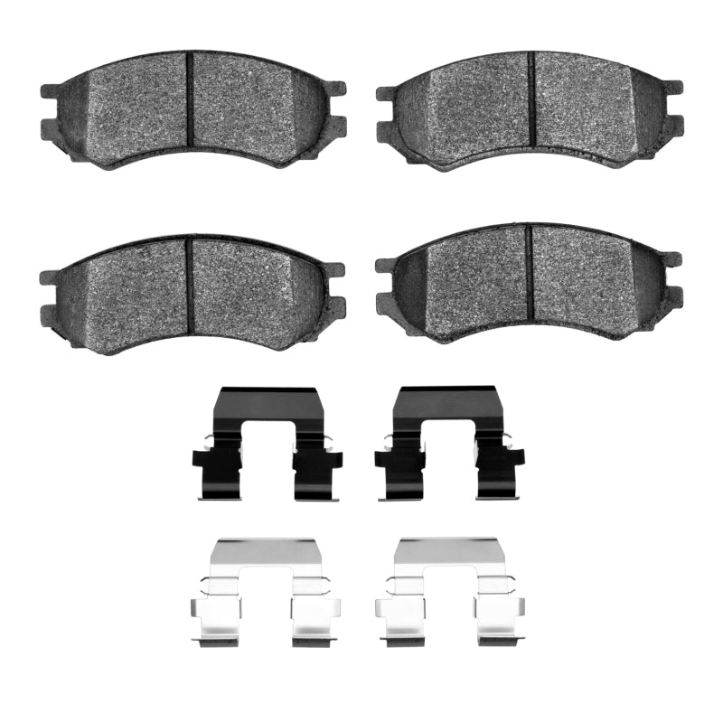 DFC 91-96 Saturn SC1 Front 5000 Advanced Semi Metallic Brake Pads and Hardware Kit