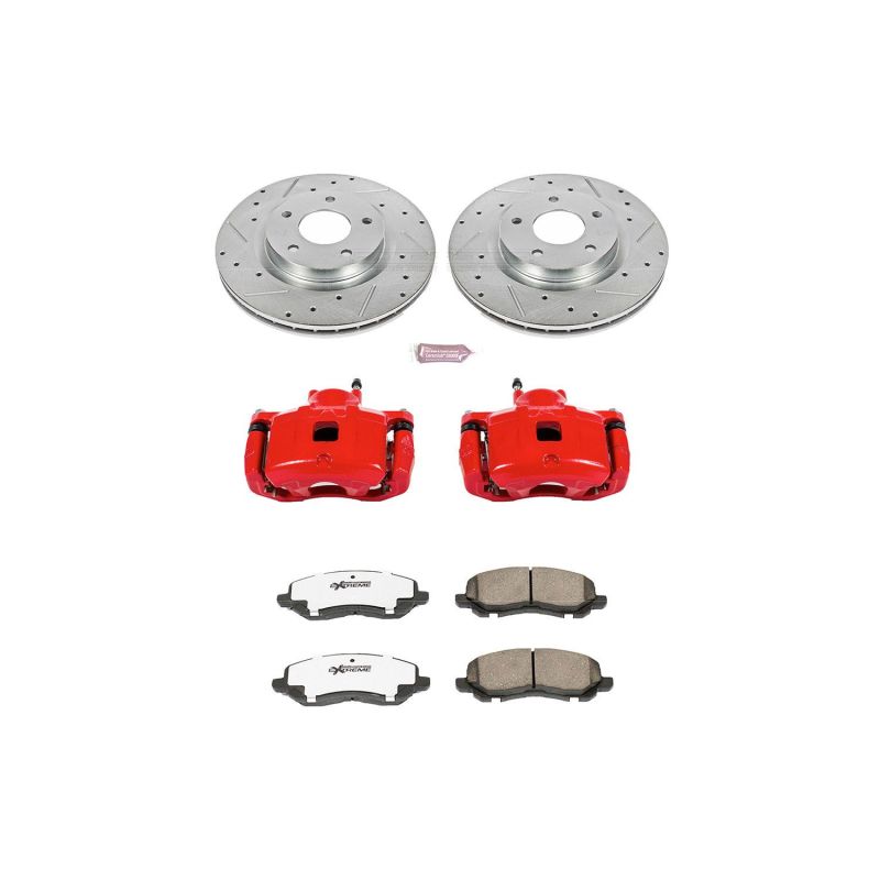 PowerStop Power Stop 11-14 Chrysler 200 Front Z26 Street Warrior Brake Kit w/Calipers