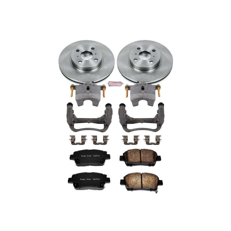 PowerStop Power Stop 01-05 Toyota Echo Front Autospecialty Brake Kit w/Calipers