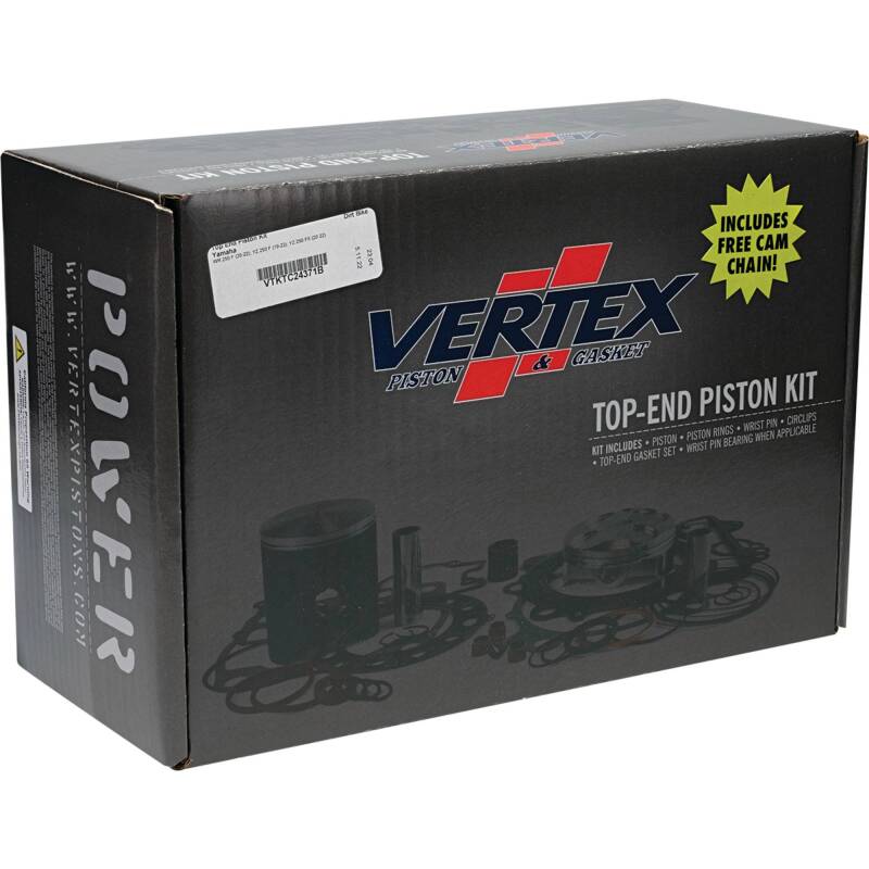 Vertex Pistons Vertex Piston 20-23 Yamaha WR 250 F 250cc Top End Piston Kit