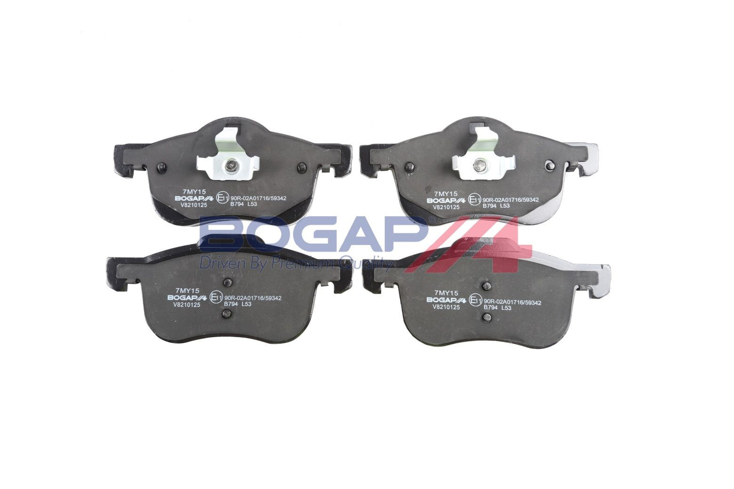 BOGAP V8210125 Brake Pad Set, Disc Brake