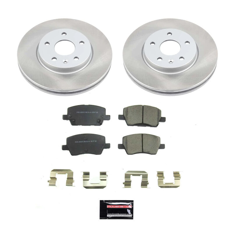 PowerStop Power Stop 18-20 Chevrolet Sonic Front Semi-Coated Rotor Kit