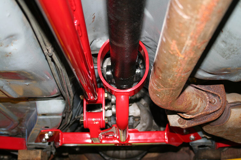 UMI Performance 82-92 GM F-Body Tunnel Mount Trq. Arm T5/ TH350 Loop - Red
