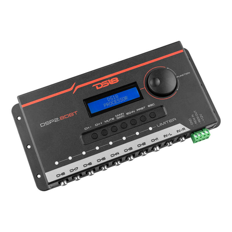 DS18 2-Channel In and 8-Channel Out Dual Signal Processor LCD Screen Bluetooth