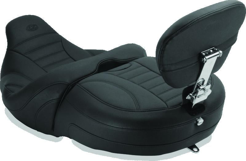 Mustang Motorcycle Mustang 97-07 Harley Rd King, 06-07 Str Glide ,00-05 Eagle Wide Tripper 1PC Seat-Black