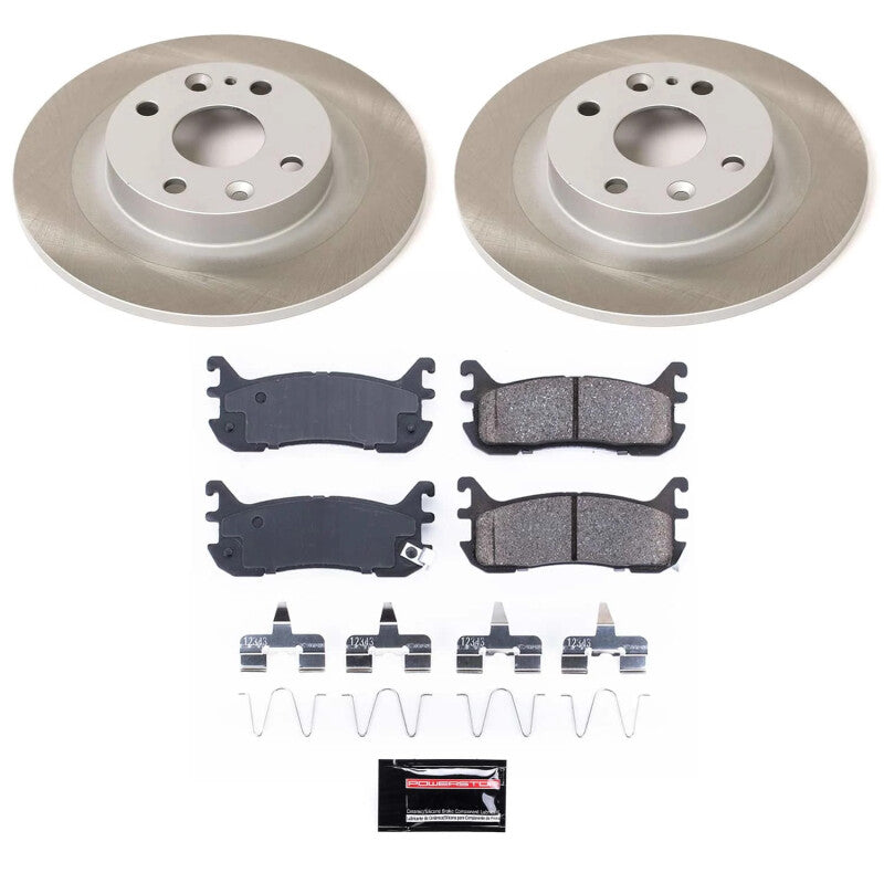 PowerStop Power Stop 97-99 Mercury Tracer Rear Semi-Coated Rotor Kit