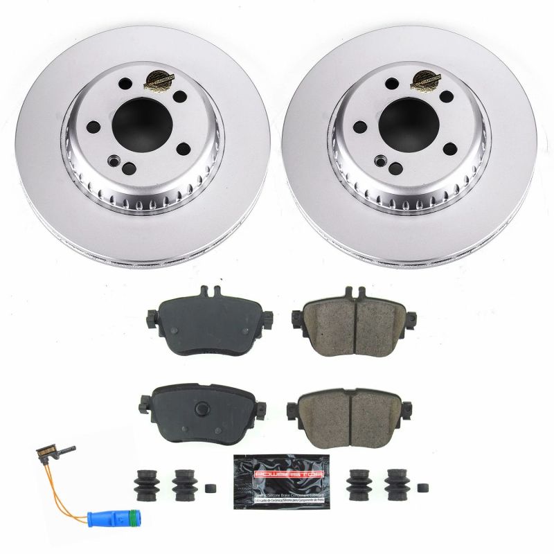 PowerStop Power Stop 17-19 Mercedes-Benz E300 Rear Z23 Evolution Sport Coated Brake Kit