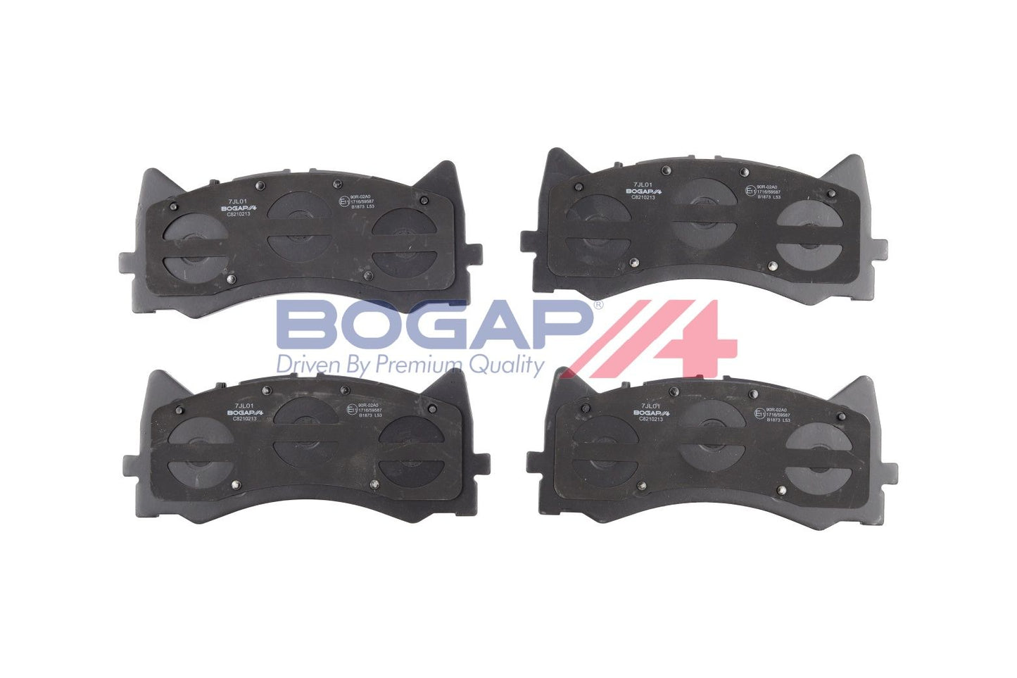 BOGAP C8210213 Brake Pad Set, Disc Brake