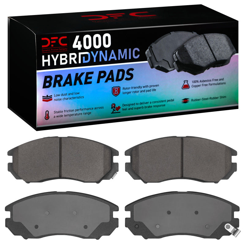 DFC 04-08 Hyundai Tiburon Front 4000 Hybridynamic Brake Pads