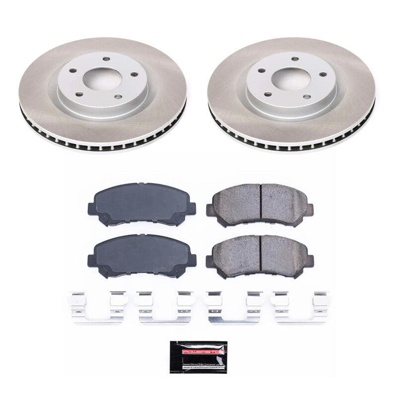 PowerStop Power Stop 14-15 Nissan Rogue Select Front Semi-Coated Rotor Kit