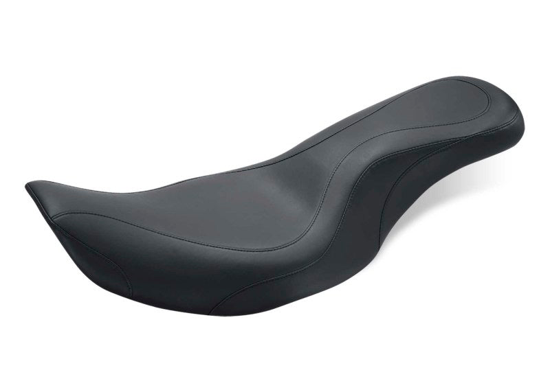 Mustang Motorcycle Mustang 97-07 Harley Rd King, 06-07 Street Glide, 00-05 Eagle DayTripper 1PC Seat - Black