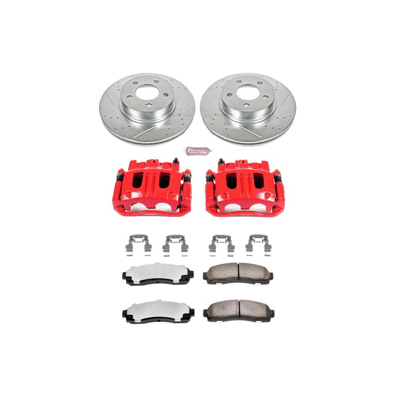 PowerStop Power Stop 03-05 Ford Explorer Sport Trac Front Z36 Truck & Tow Brake Kit w/Calipers