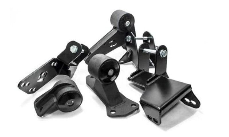 Innovative Mounts Innovative 96-00 Civic K-Series Black Steel Mounts 95A Bushings (EG/DC Subframe)
