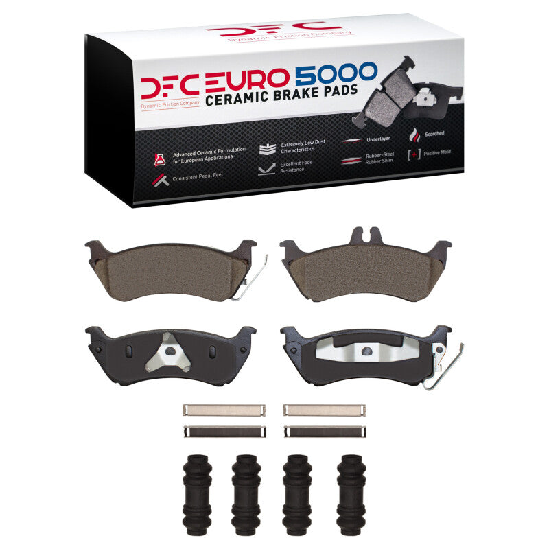 DFC 98-05 Mercedes-Benz ML350 Rear Euro 5000 Ceramic Brake Pads and Hardware Kit