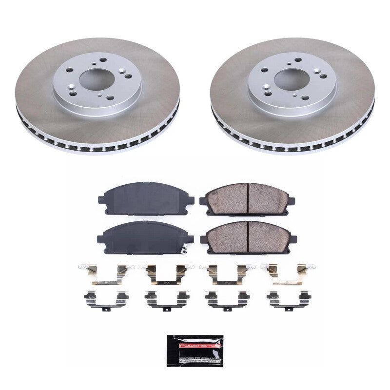 PowerStop Power Stop 03-06 Acura MDX Front Semi-Coated Rotor Kit
