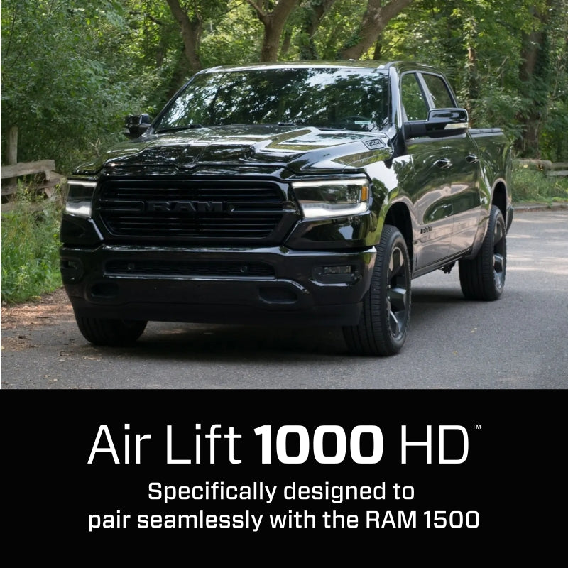 Air Lift 1000HD Rear Air Spring Kit for 2019+ Dodge Ram 1500
